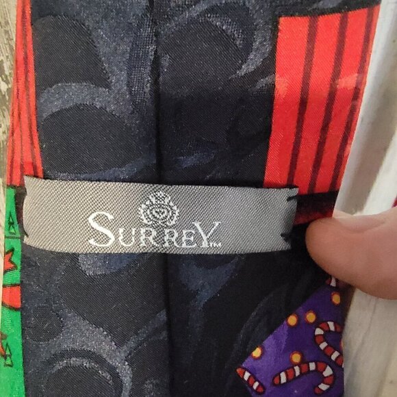🧡Surrey Mens Vintage Christmas Necktie - Picture 4 of 4